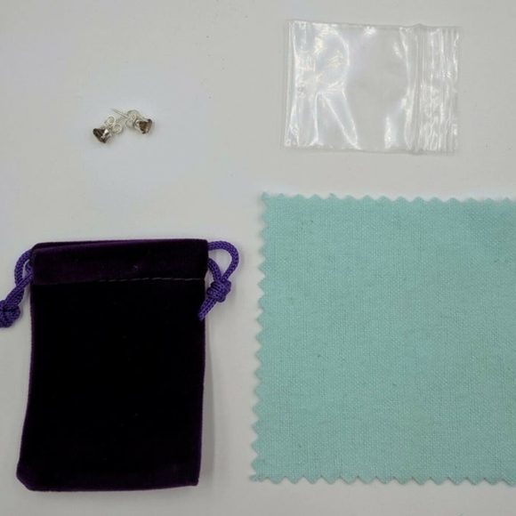 Tiger's Eye Silver Stud Earrings - Picture 7 of 8